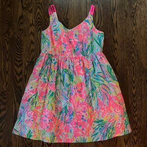 Lilly Pulitzer Pink Label Neon Floral Dress